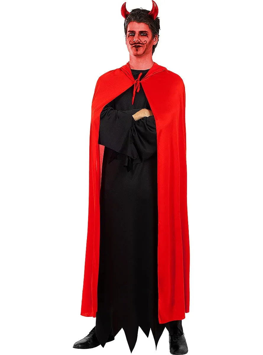 Funidelia Diavolo cerchietto con corna rosso adulto