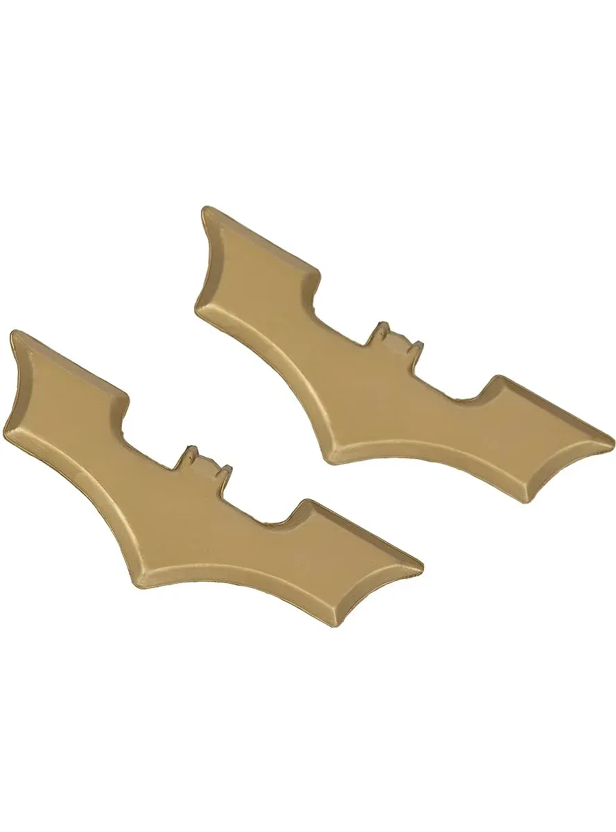Funidelia Batman Batarangs 2 Pezzi Dorati in Plastica