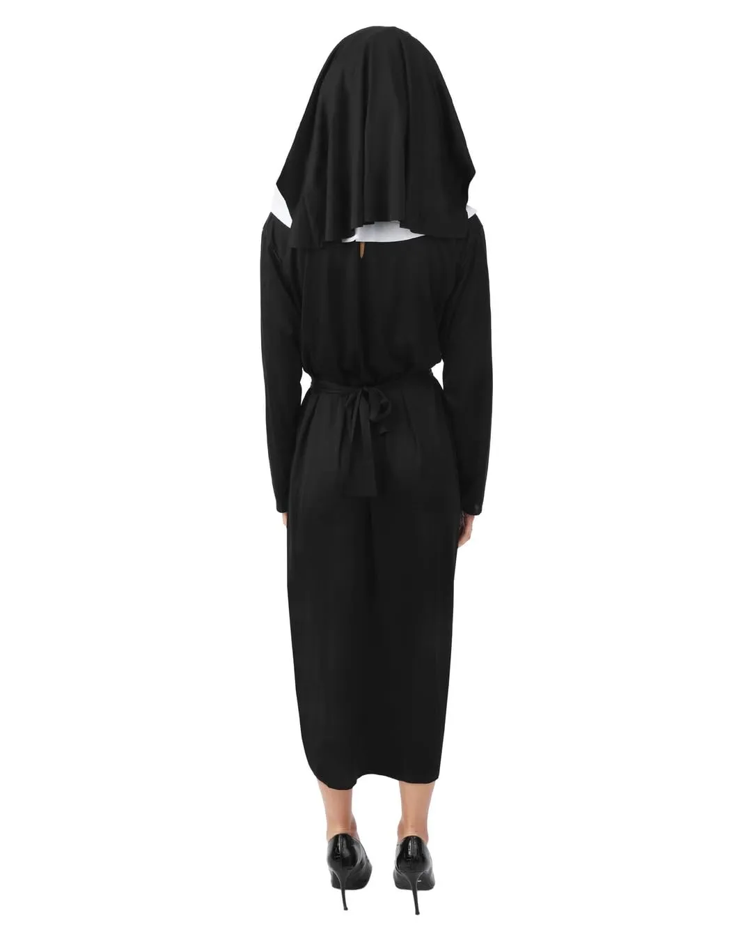 P'tit Clown Felice Sorella costume suora L-XL completo nero