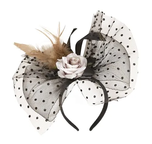 P'tit Clown cerchietto Halloween vintage nero