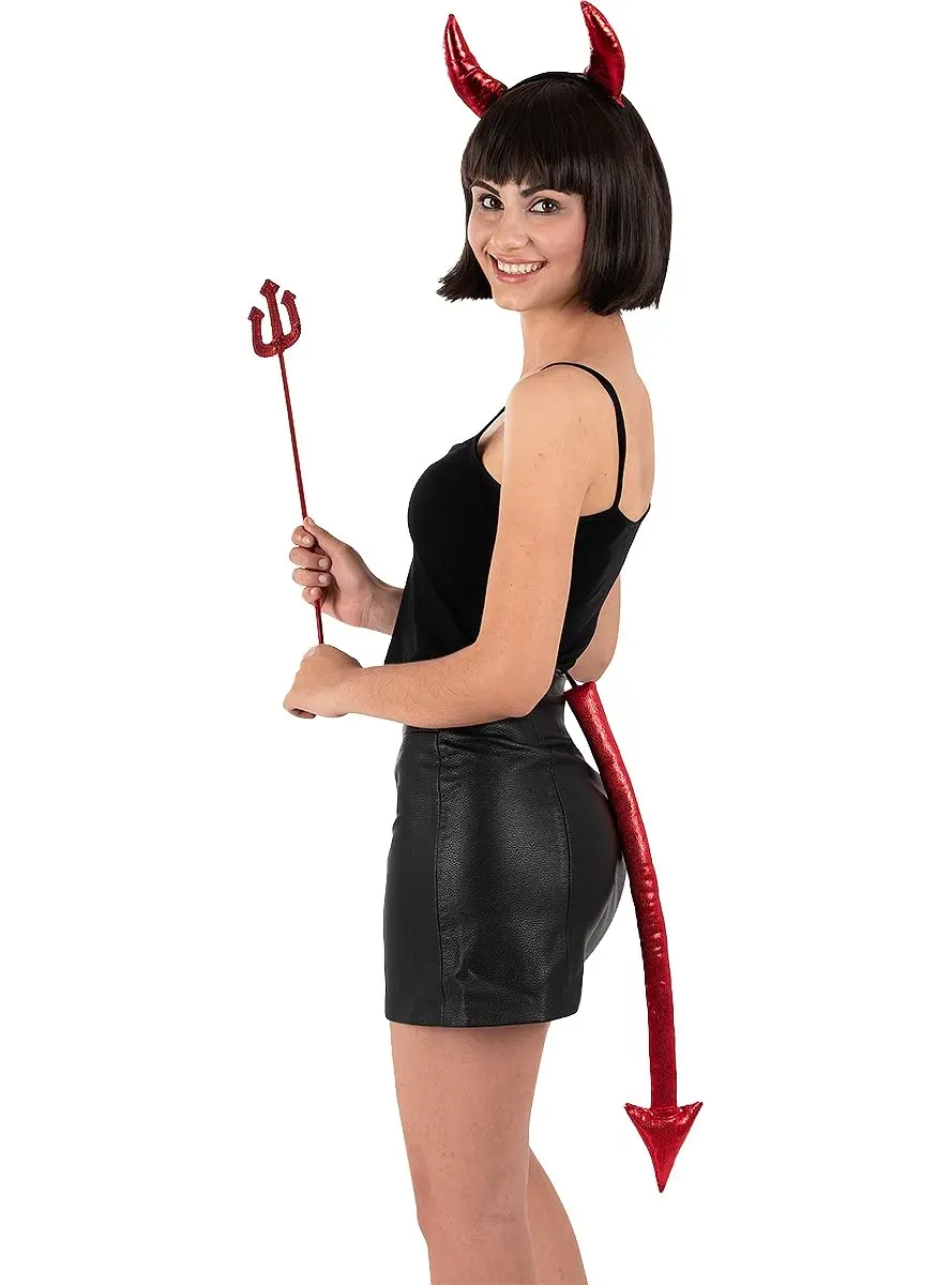 Funidelia Kit Diavolessa Rosso Accessorio Costume Unisex