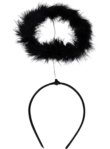 Funidelia Aureola Angelo Nera Accessorio Costume Adulto