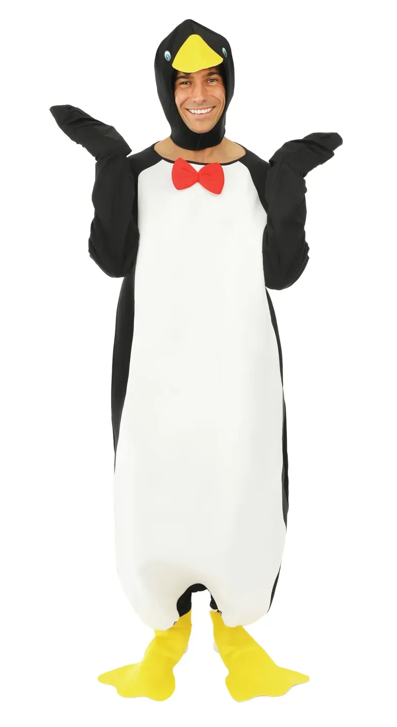 P'tit Clown 23967 Costume Pinguino Adulto Taglia Unica