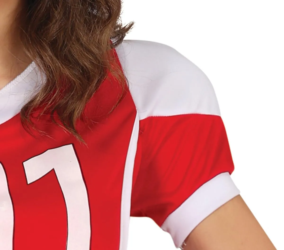Fiestas Guirca Rugby Quarterback Rossa costume donna 40-42