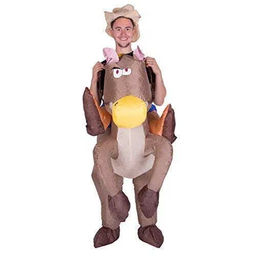 Bodysocks Cowboy costume gonfiabile adulti con cappello