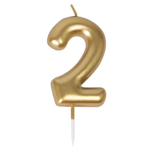 P'tit Clown 23932 candelina compleanno oro numero 2