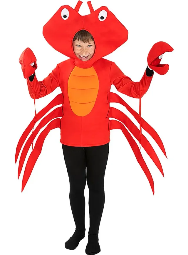 Funidelia Granchio costume bambino 3-6 anni rosso