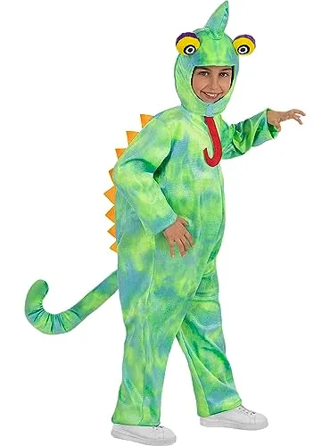 Funidelia Camaleonte costume bambini 7-9 anni verde animali