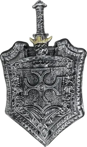 Fiestas Guirca Medievale Cappotto e Spada 48-59 cm Carnevale