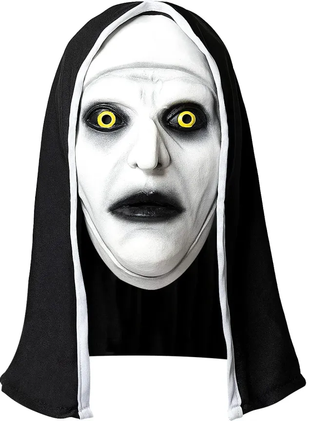 Funidelia The Nun Valak Maschera Costume Bianca Adulto