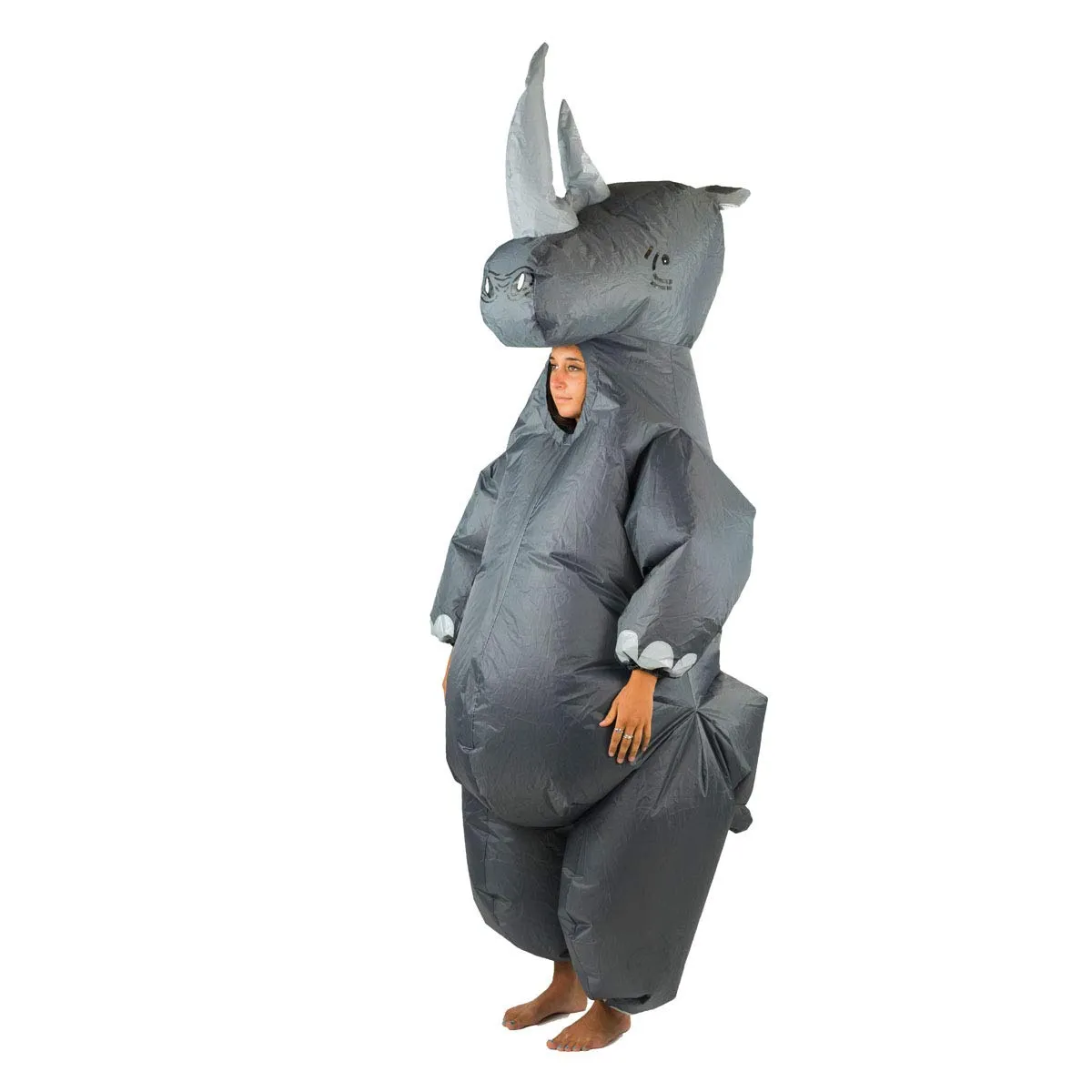 Bodysocks Costume Gonfiabile Rinoceronte Adulto con Ventola