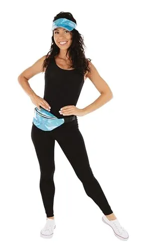 P'tit Clown 22690 Costume Adulto Blu Tinta Unita