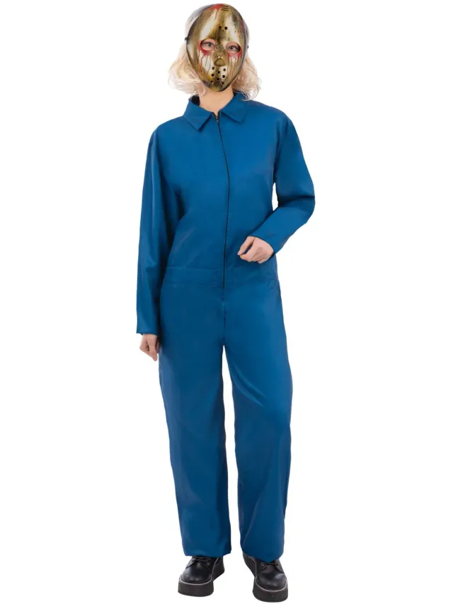Smiffys Boiler Suit tuta blu unisex adulto L horror