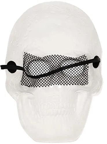 Funidelia Scheletro maschera teschio bianca adulto