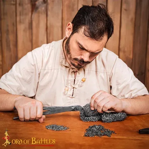 La Bottega di Merlino Pinze rivetti rotondi anelli 9 mm 18G