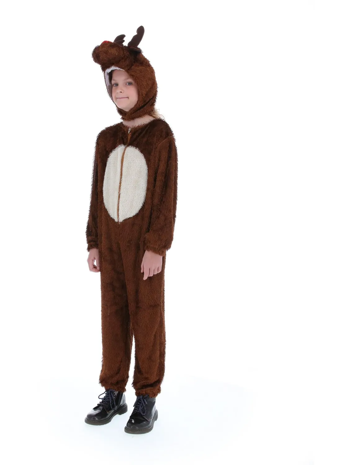 Smiffys Reindeer costume renna bambino 4-6 anni peluche