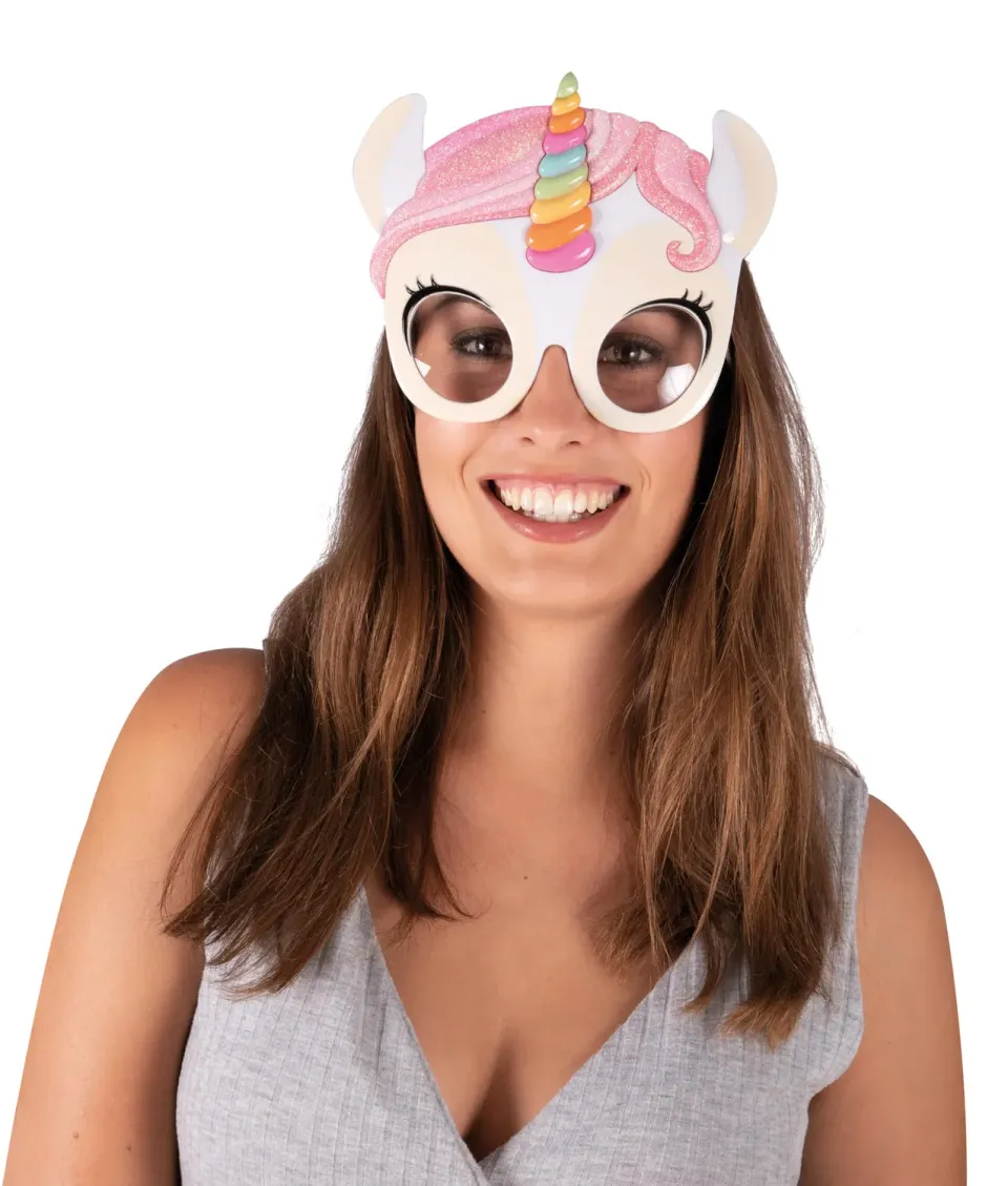 P'tit Clown Licorne occhiali unicorno per festa