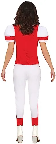 Fiestas Guirca Rugby Quarterback Rossa costume donna 40-42