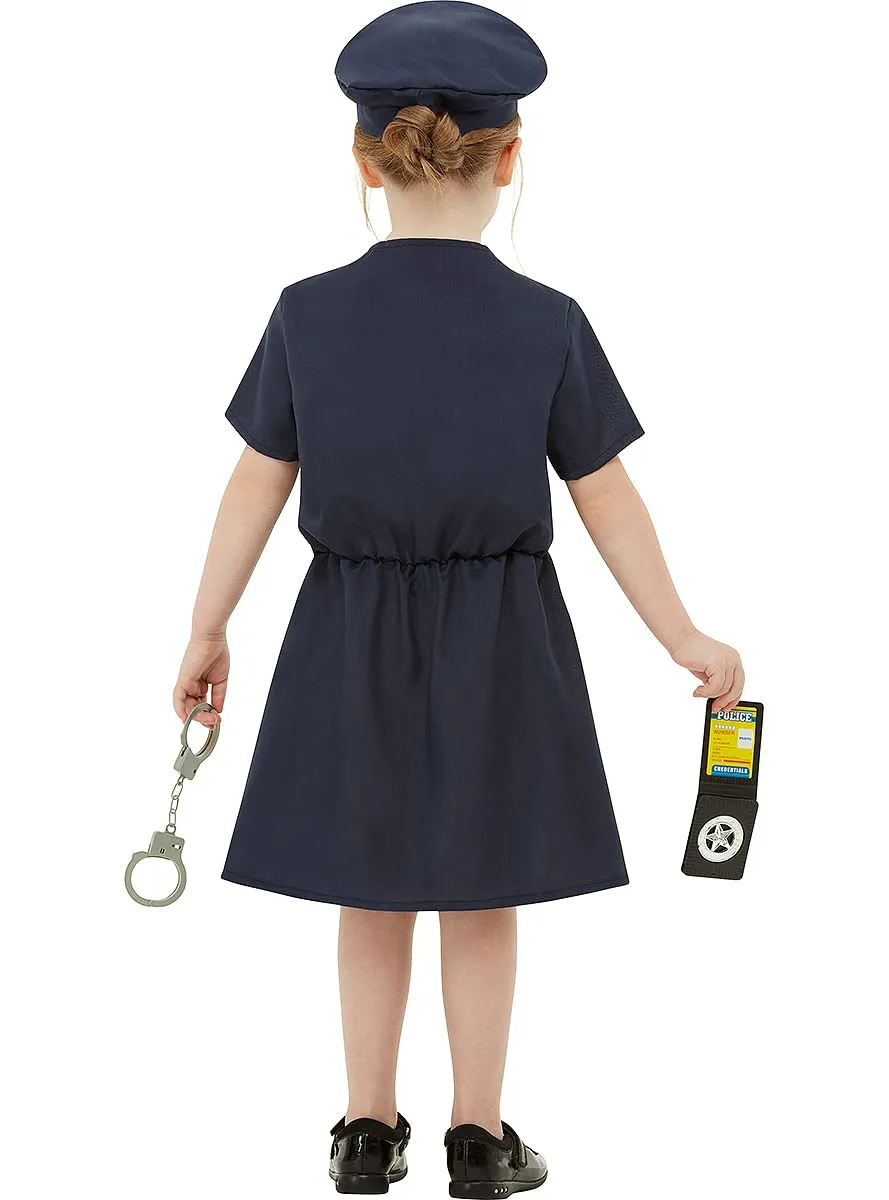 Funidelia Costume Polizia Bambina Blu con Accessori