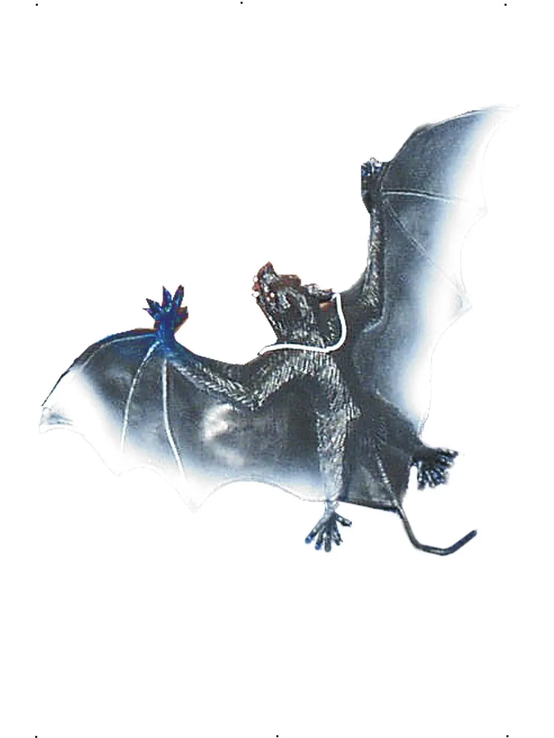 Smiffys Large Vampire Bat decorazione pipistrelli x24 neri elastico