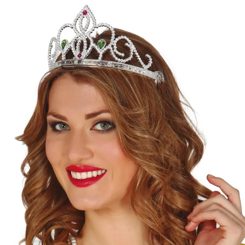 Fiestas Guirca GUI16819 diadema argento principessa
