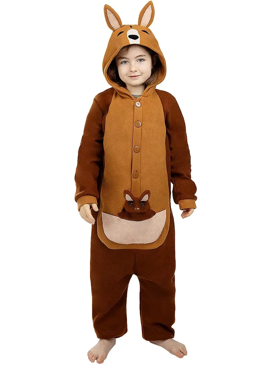 Funidelia Canguro onesie costume bambino 7-9 anni multicolore