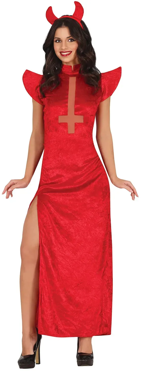 Fiestas Guirca Sexy Diavolessa costume donna S 40-42 rosso