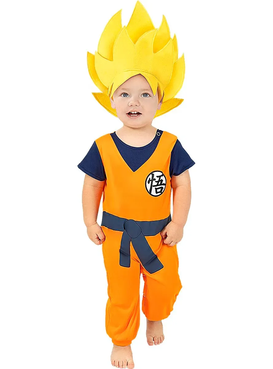 Funidelia Dragon Ball Goku Bebè costume neonato arancione