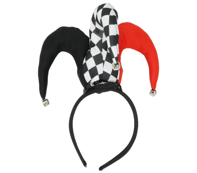 Guirca 13039 mini cappello joker adulto rosso nero