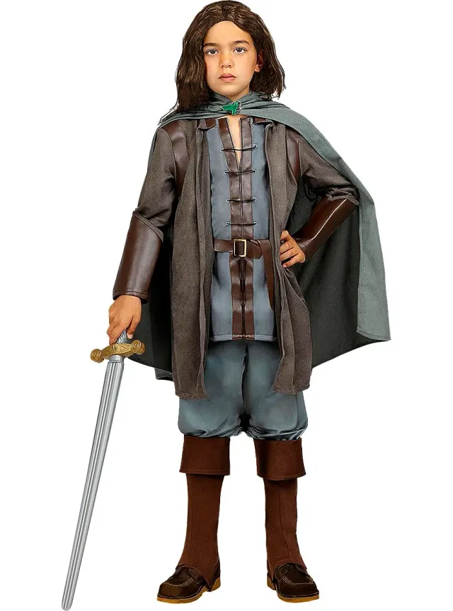 Funidelia Aragorn costume bambino 3-4 anni marrone