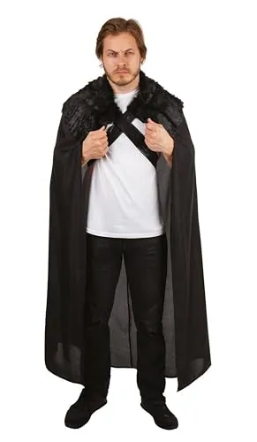 P'tit Clown 44185 mantello cavaliere nero taglia unica