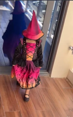 Smiffys Sunset Witch costume strega bimba 1-2 anni