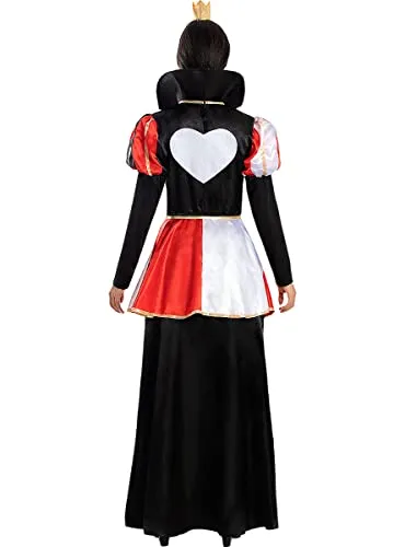 Funidelia Regina di Cuori costume donna classico rosso nero