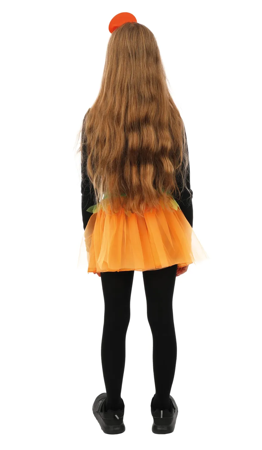P'tit Clown Tutù Zucca Costume Bambini Taglia Unica Halloween