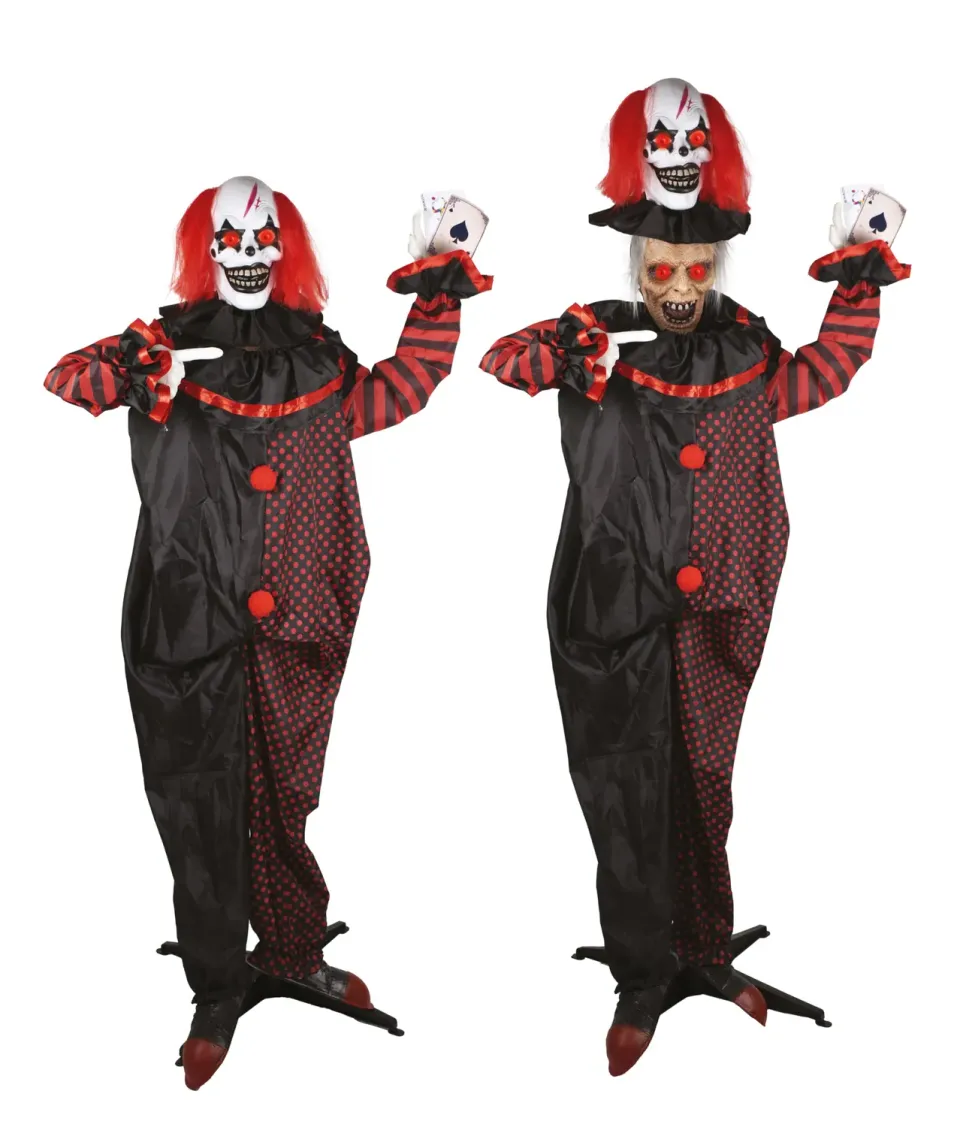 P'tit Clown Clown Due Teste animatronic Halloween 180cm
