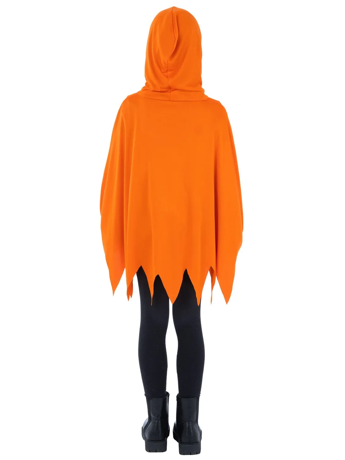 Smiffys Pumpkin poncho zucca arancione bambini unisex