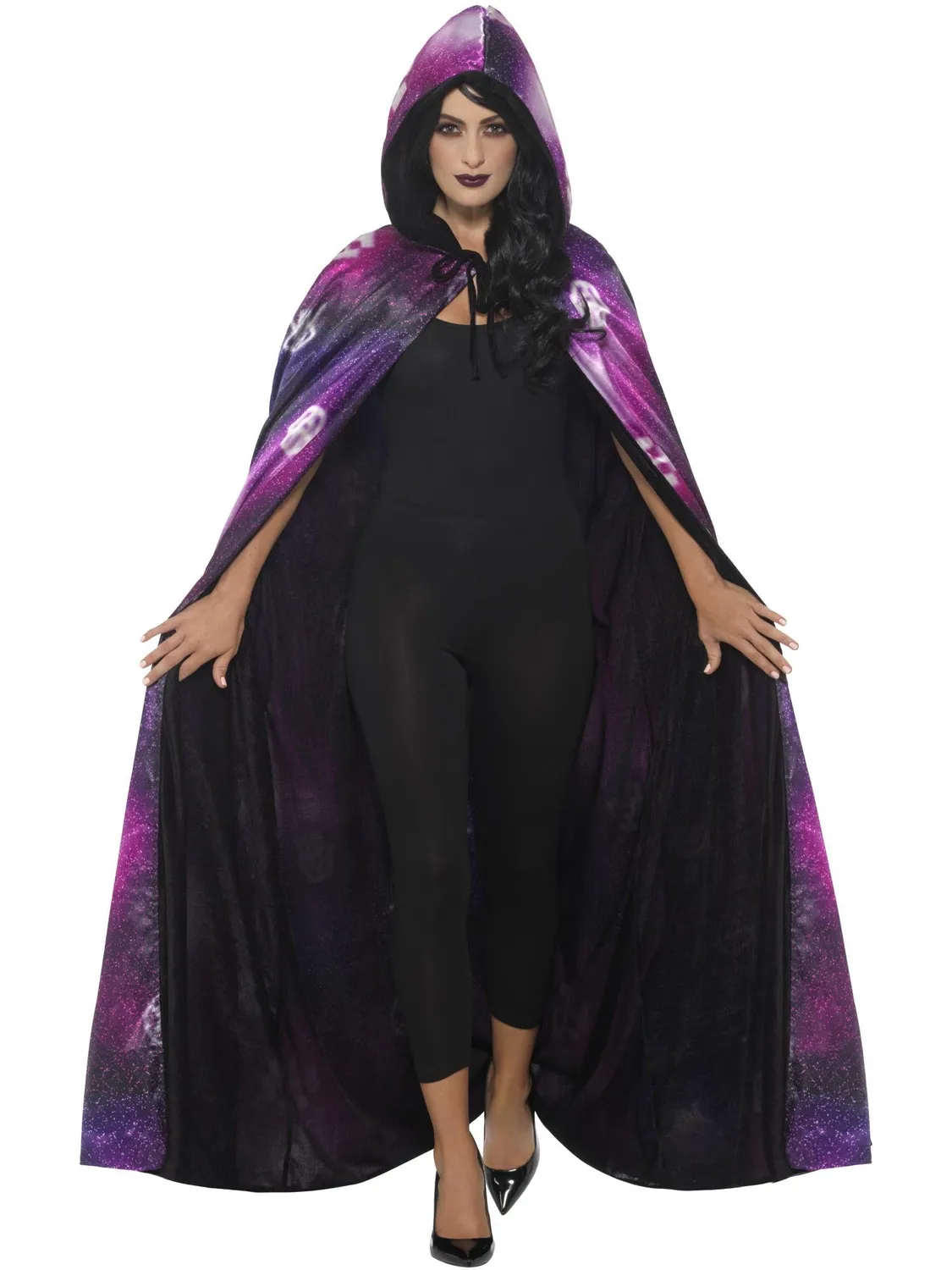 Smiffys Deluxe Reversible Galaxy Ouija mantello adulto