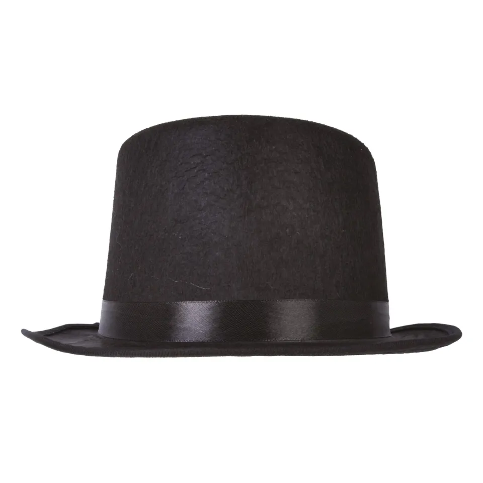 P'tit Clown 40004 cappello feltro nero adulti 12 cm