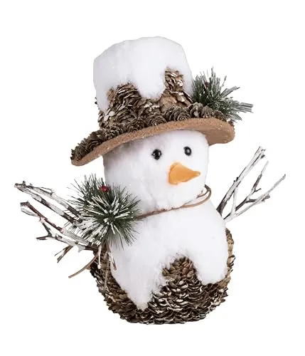 P'tit Clown re22847 pupazzo di neve peluche 26 cm