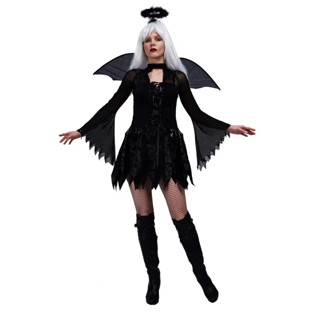 SEA HARE Angelo Caduto costume donna nero con ali