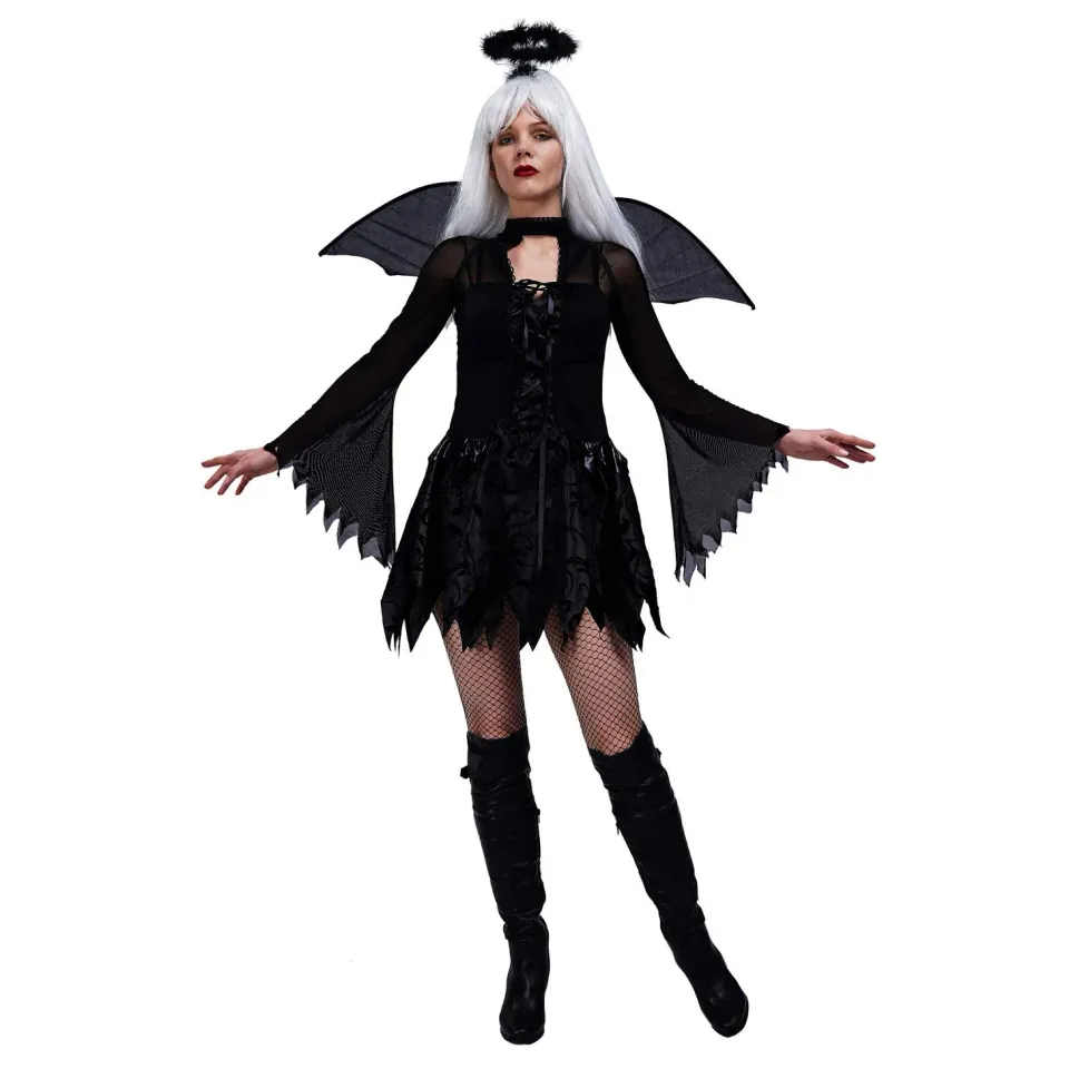 SEA HARE Angelo Caduto costume donna nero con ali