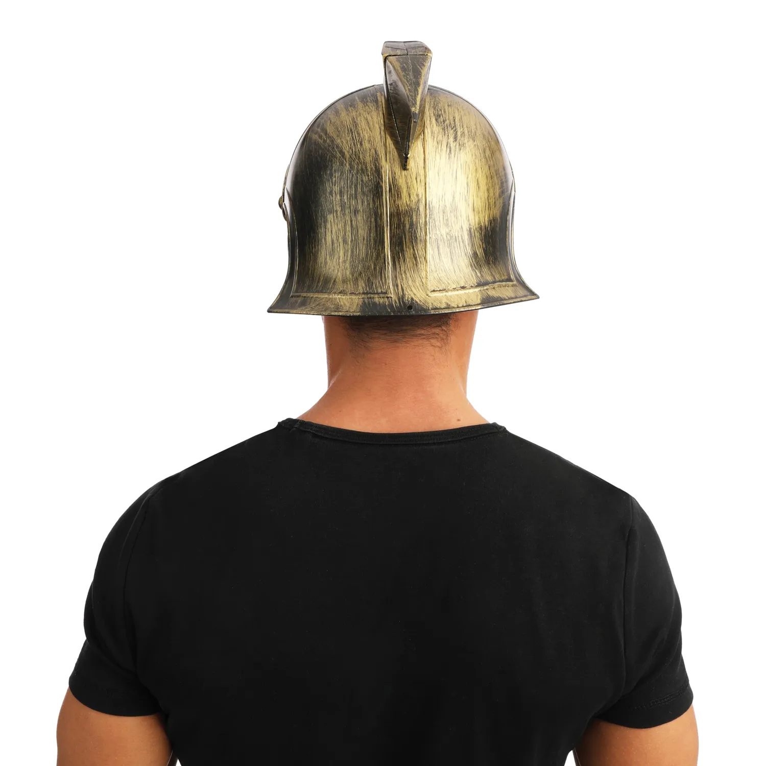 P'tit Clown re21082 casco da gladiatore adulto argento e nero