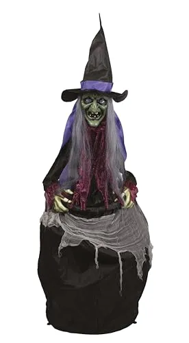 P'tit Clown Strega con Calderone 153 cm Automa Halloween