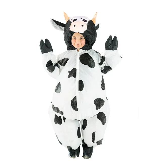 Bodysocks Costume Gonfiabile Mucca Bambini 5-11 Anni