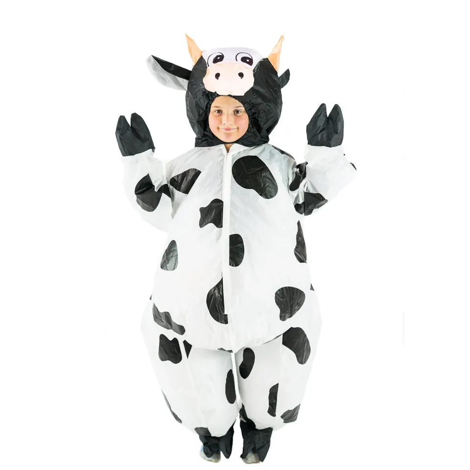 Bodysocks Costume Gonfiabile Mucca Bambini 5-11 Anni