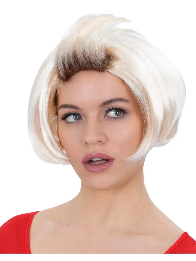 Smiffys Mary Flick Parrucca Bionda Anni 90 Donna