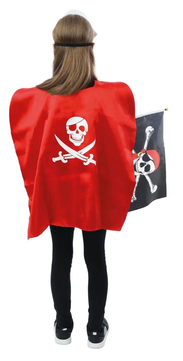 P'tit Clown 23297 costume pirata bambino mantello unisex