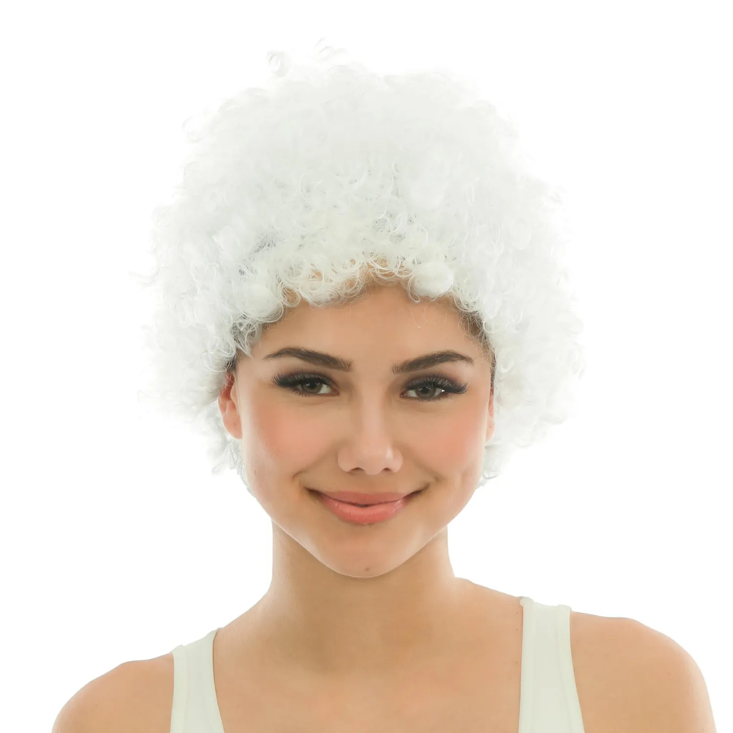 P'tit Clown 68100 Pop parrucca arancione adulto