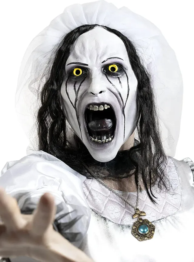 Funidelia La Llorona Maschera Horror Bianca Adulto