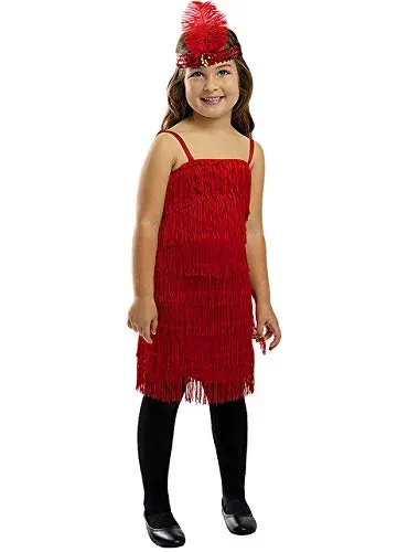 Funidelia Charleston Costume bambina rosso anni 20